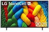 מסך 65" LG 65NANO80A6A AI TV SMART 4K מסך 65" LG 65NANO80A6A AI TV SMART 4K