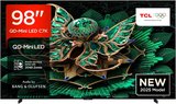 טלוויזיה 98 אינץ TCL 98C7K QLED Mini LED 144Hz 4K SMART Android AI TV טלוויזיה 98 אינץ TCL 98C7K QLED Mini LED 144Hz 4K SMART Android AI TV