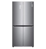 מקרר 4 דלתות נירוסטה מוברשת 530 ליטר LG GR-B618SE מקרר 4 דלתות נירוסטה מוברשת 530 ליטר LG GR-B618SE