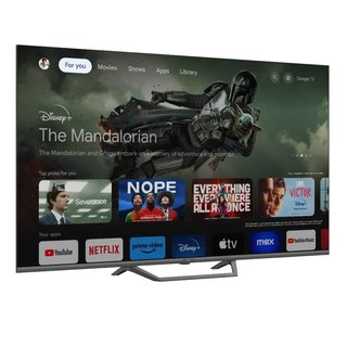 �������� ����� 75 ���� HAIER QLED H75S80FUX 4K Google TV